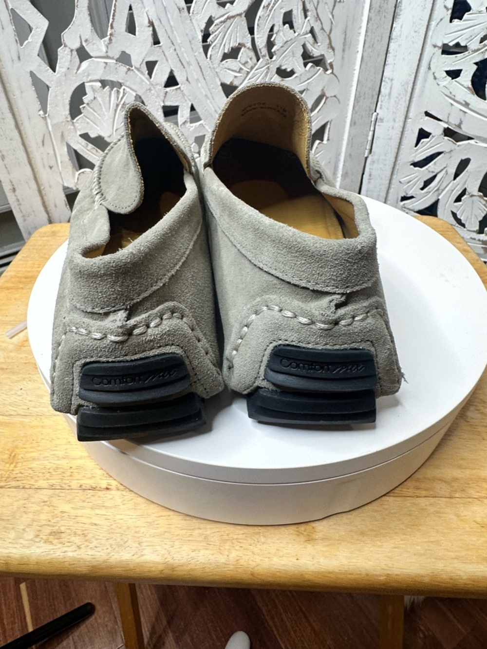 Mercanti Fiorentini Gray Driving Loafer New - Picture 9 of 11